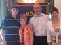 Julian, brother Adrian, dad Ulrich, mom Marion
